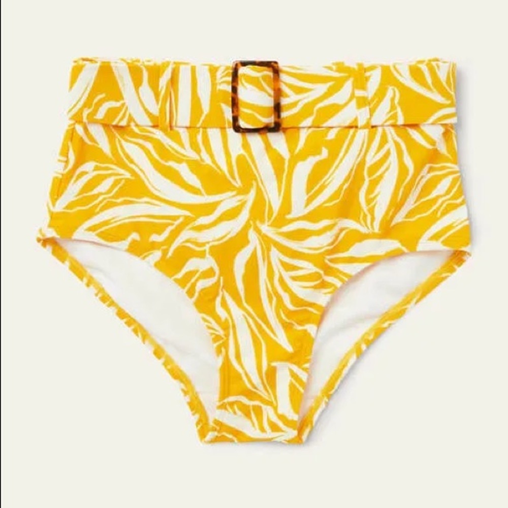 Boden Kythira Belted Bikini Bottoms Sz 12